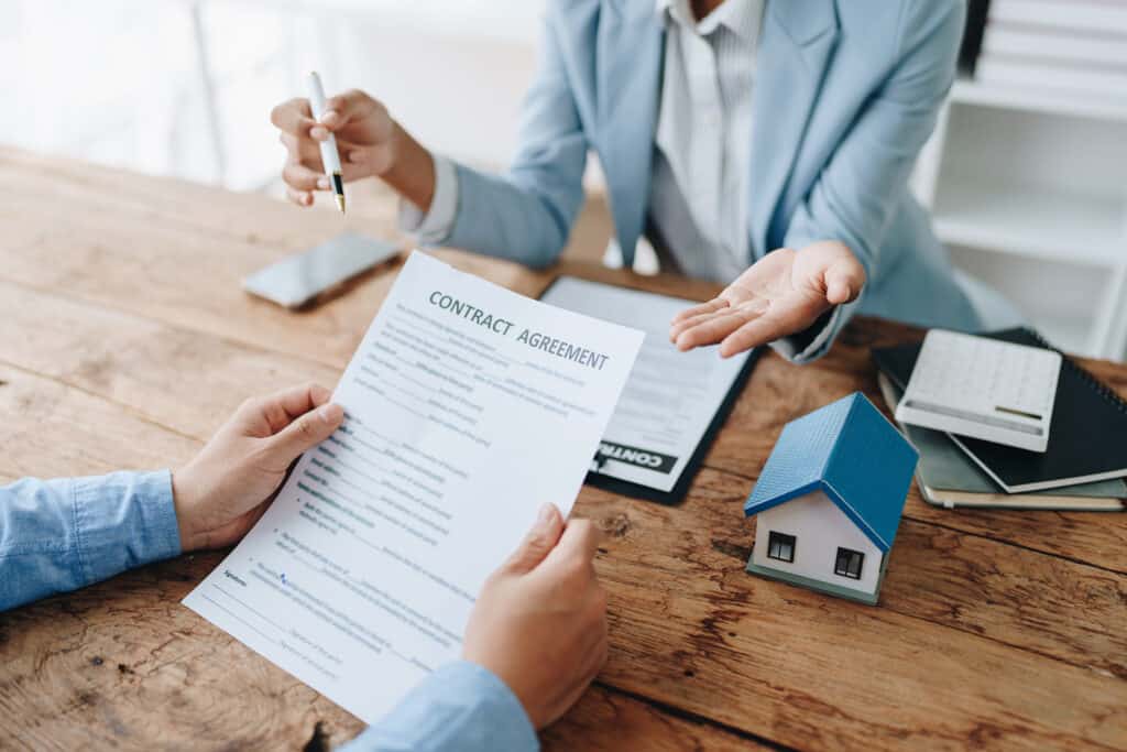 real estate contract when selling your home