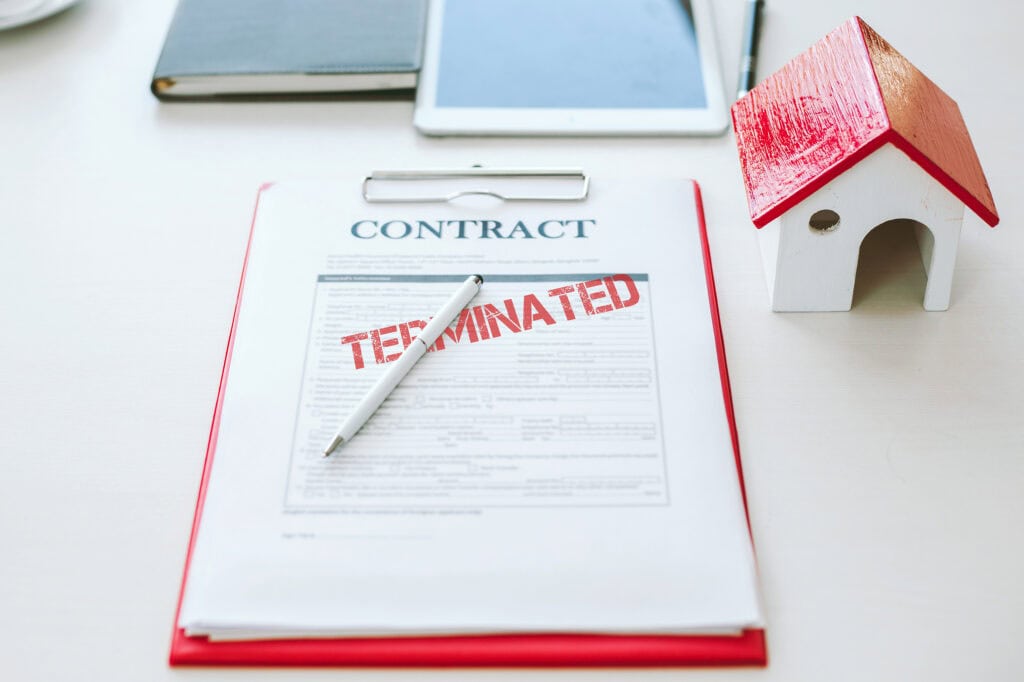 Terminated contract
